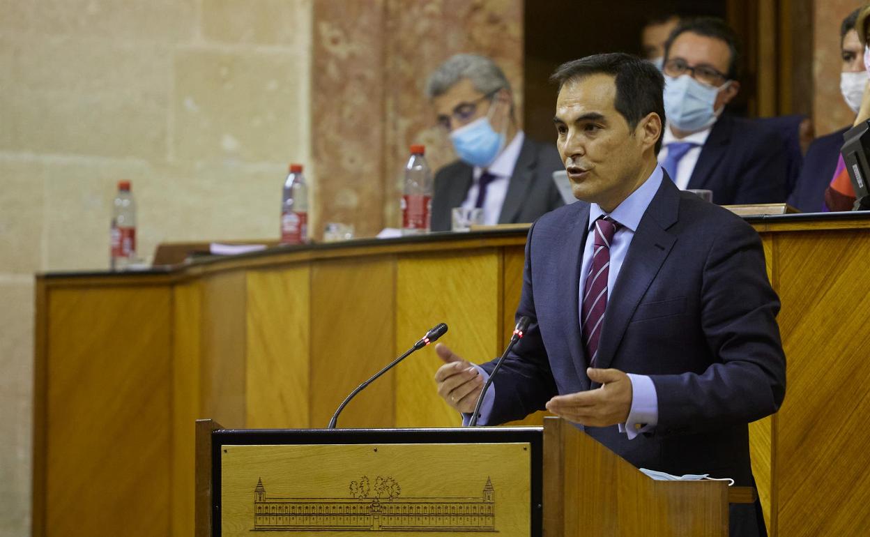 El portavoz parlamentario del PP-A, José Antonio Nieto. 