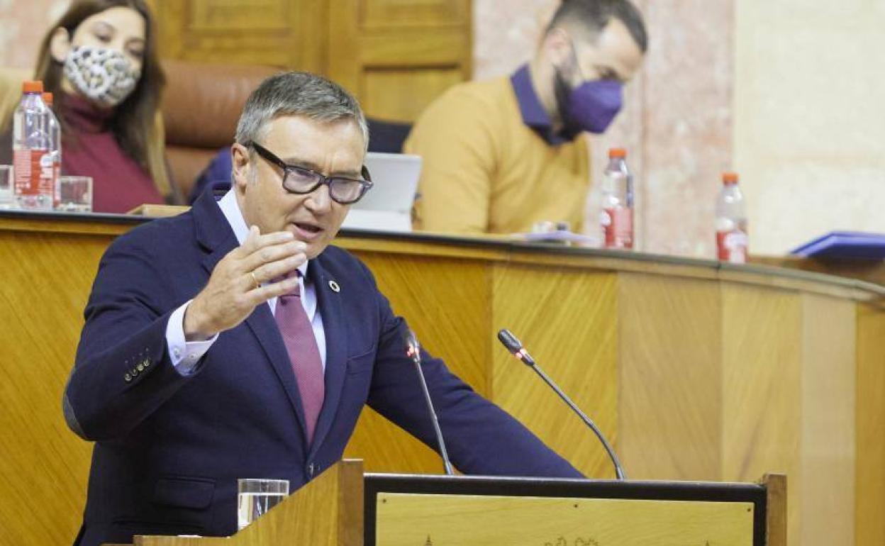 Manuel Gavira, durante su intervención 