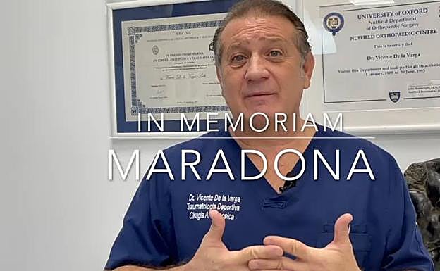 El rincón del especialista: el doctor De la Varga analiza la lesión más importante de la carrera de Maradona