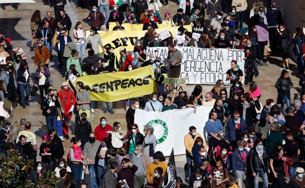 Un momento de la marcha.