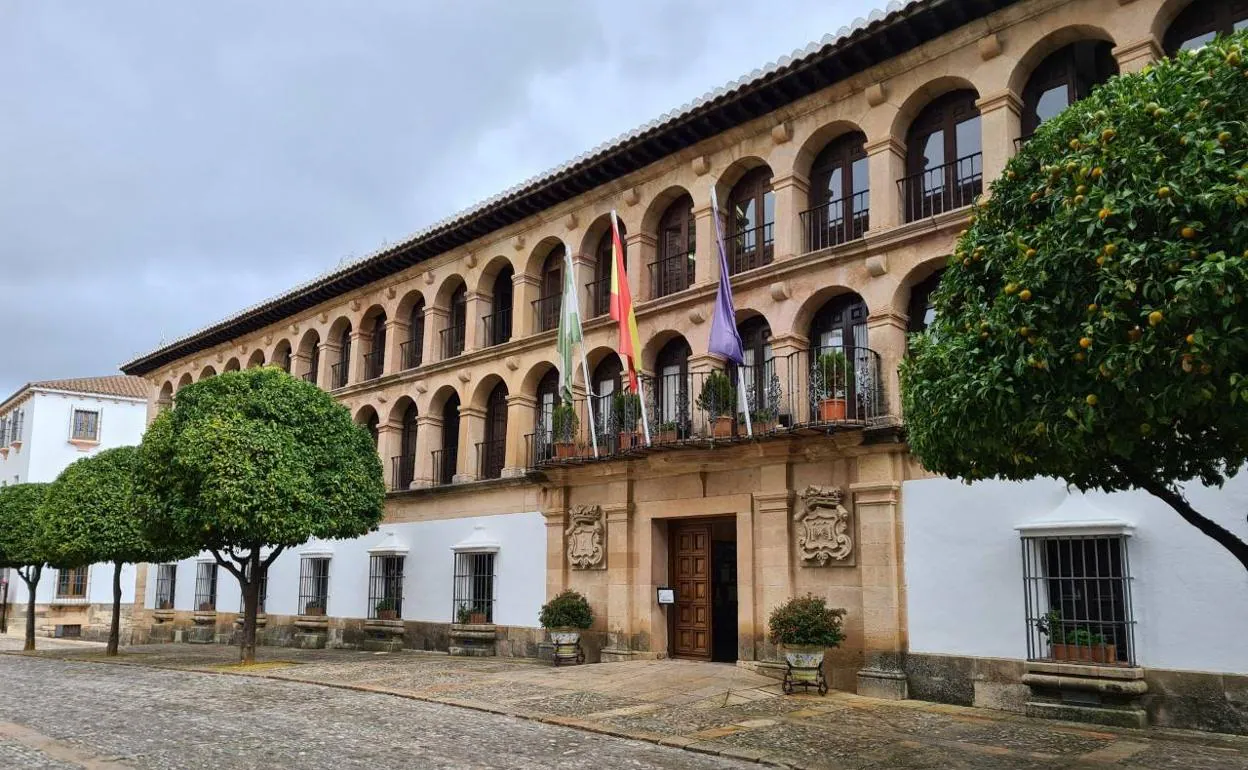 Vista del Ayuntamiento. 