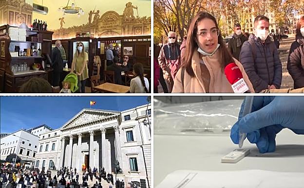 Las aglomeraciones durante el puente y el aniversario de la Constitución, entre los vídeos del día