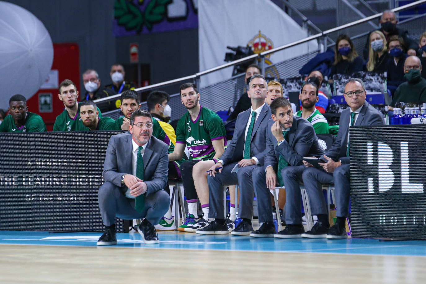 Derrota del Unicaja en la cancha del Real Madrid.