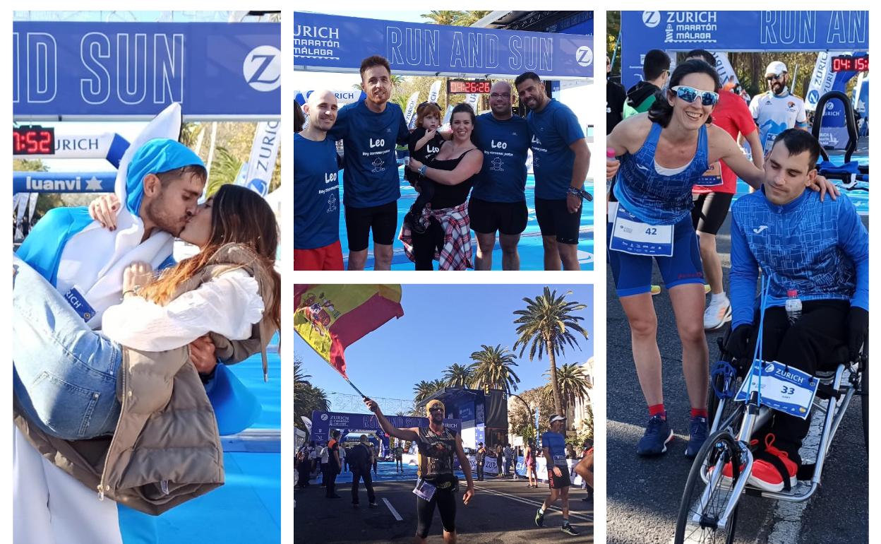 Múltiples maneras de correr los 42 kilómetros del XI Zurich Maratón de Málaga