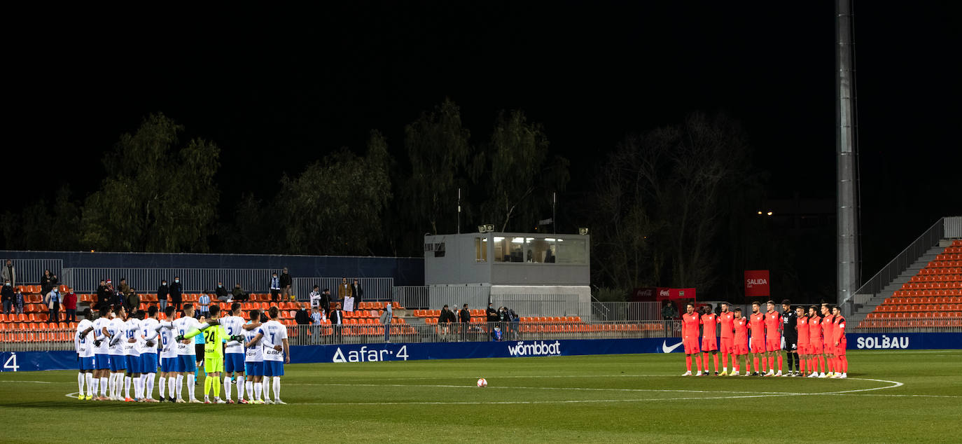 El Málaga cayó ante el Rayo Majadahonda (1-0) 