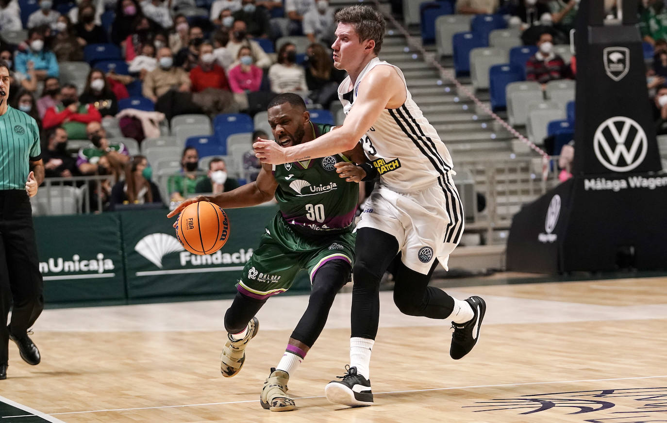 El Unicaja dominó todo el encuentro 