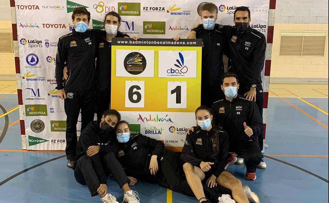 El Bádminton Benalmádena consigue un valioso triunfo ante el vigente campeón