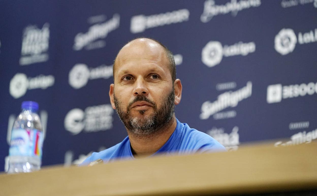 José Alberto López, entrenador del Málaga.