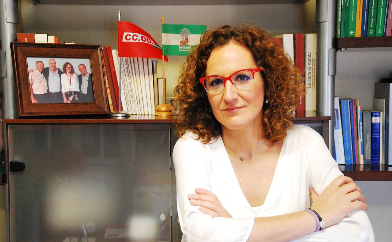 Nuria López, secretaria general de CCOO Andalucía.