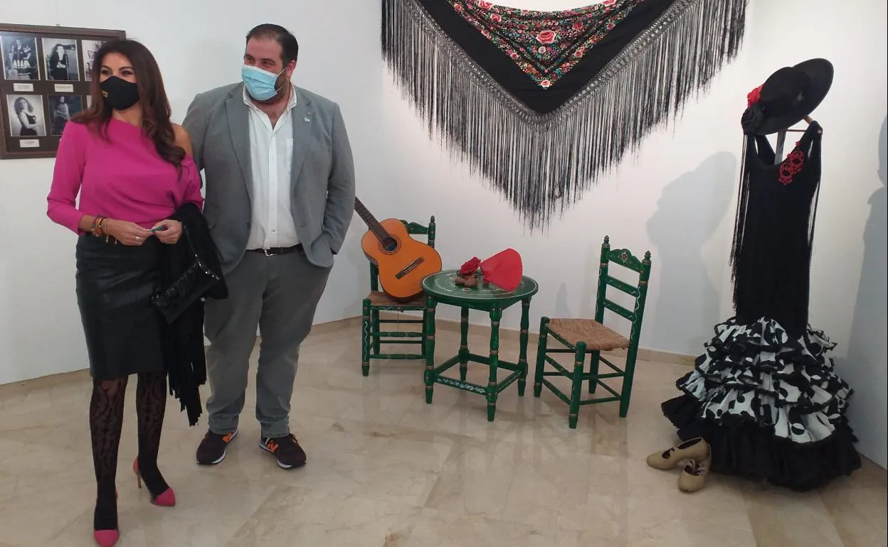 Nuria Rodríguez y Juan Alberto Naranjo, en el nuevo espacio cultural.