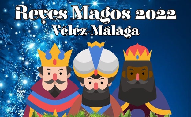 Cartel promocional de la Cabalgata de Reyes veleña. 