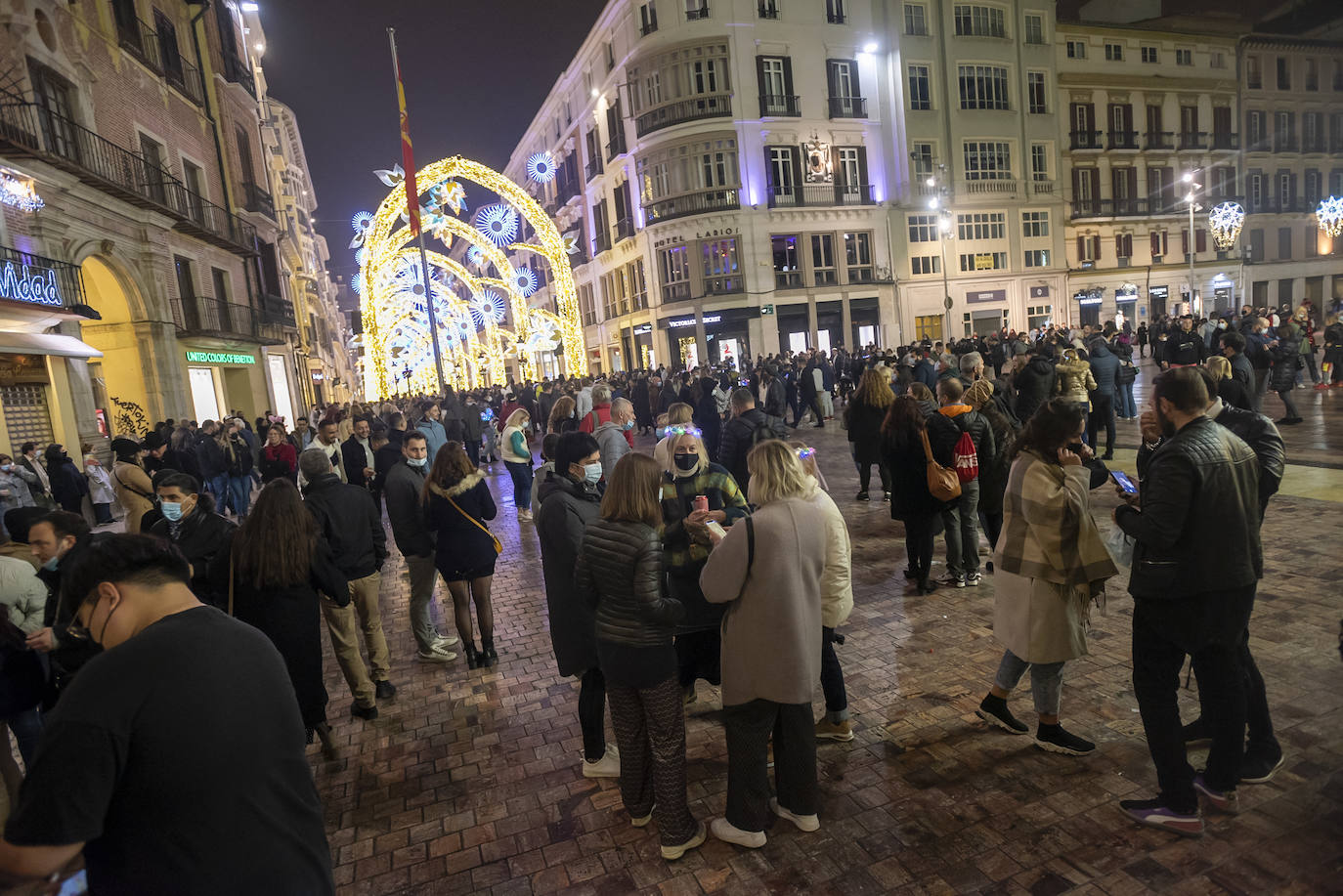 Fotos: Una Nochevieja malagueña marcada por Ómicron: así despidió Málaga el 2021