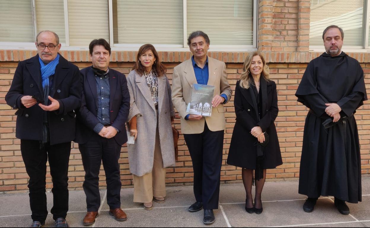 Una imagen de la presentación de la obra 'Agustinos, haciendo historia en Málaga', en el Colegio Los Olivos.