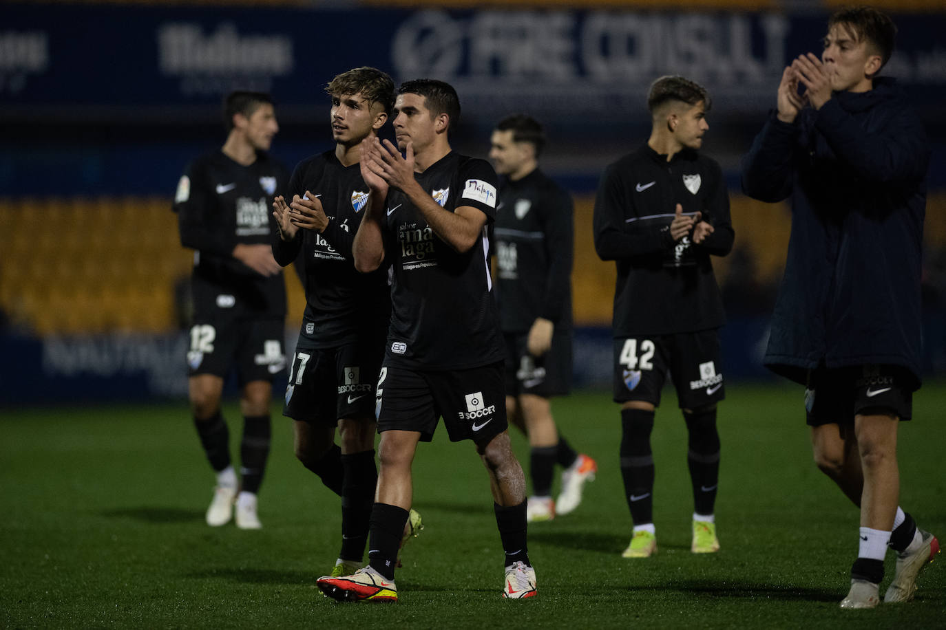 El Málaga abrió el marcador en la recta final del partido 