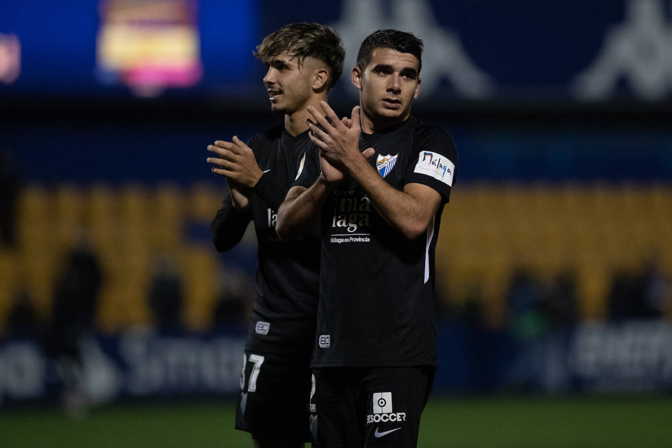 El Málaga abrió el marcador en la recta final del partido 