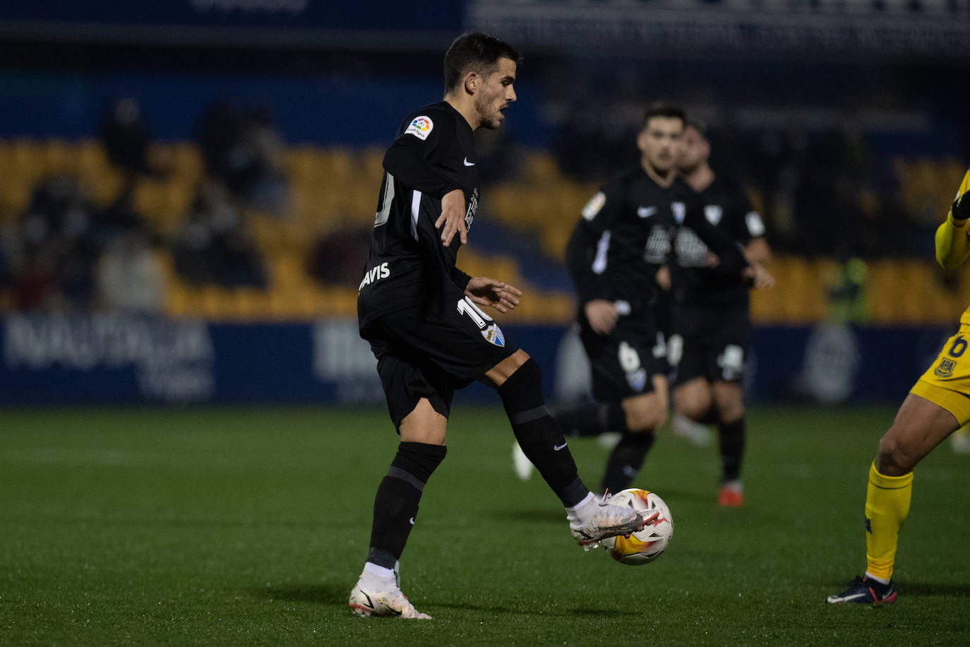 El Málaga abrió el marcador en la recta final del partido 