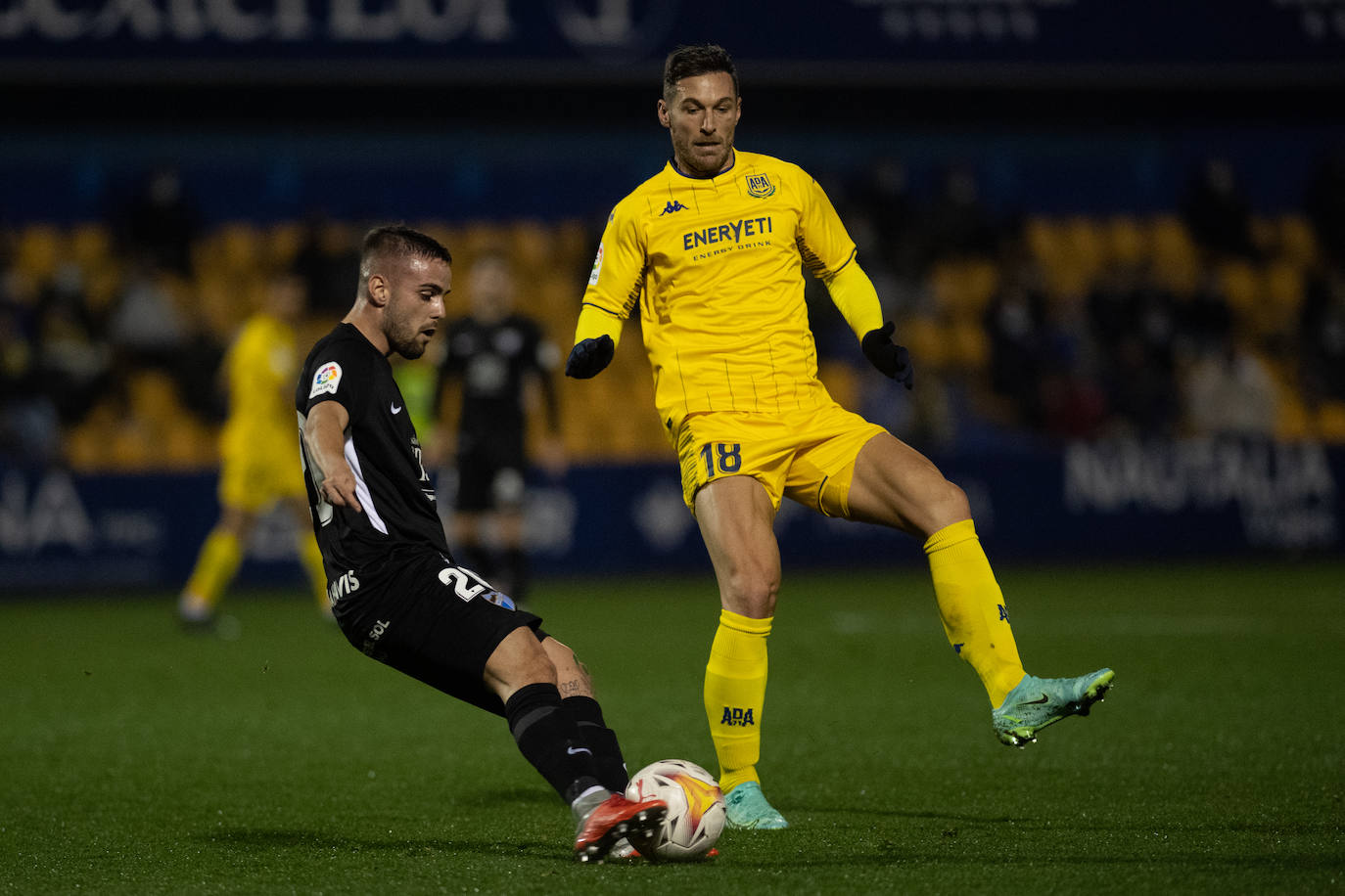 El Málaga abrió el marcador en la recta final del partido 