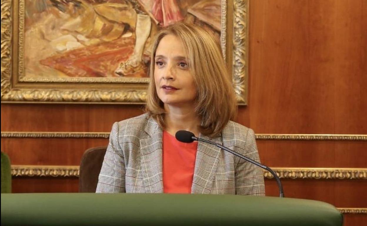 La portavoz del grupo municipal Ciudadanos en el ayuntamiento de Marbella, Laria García