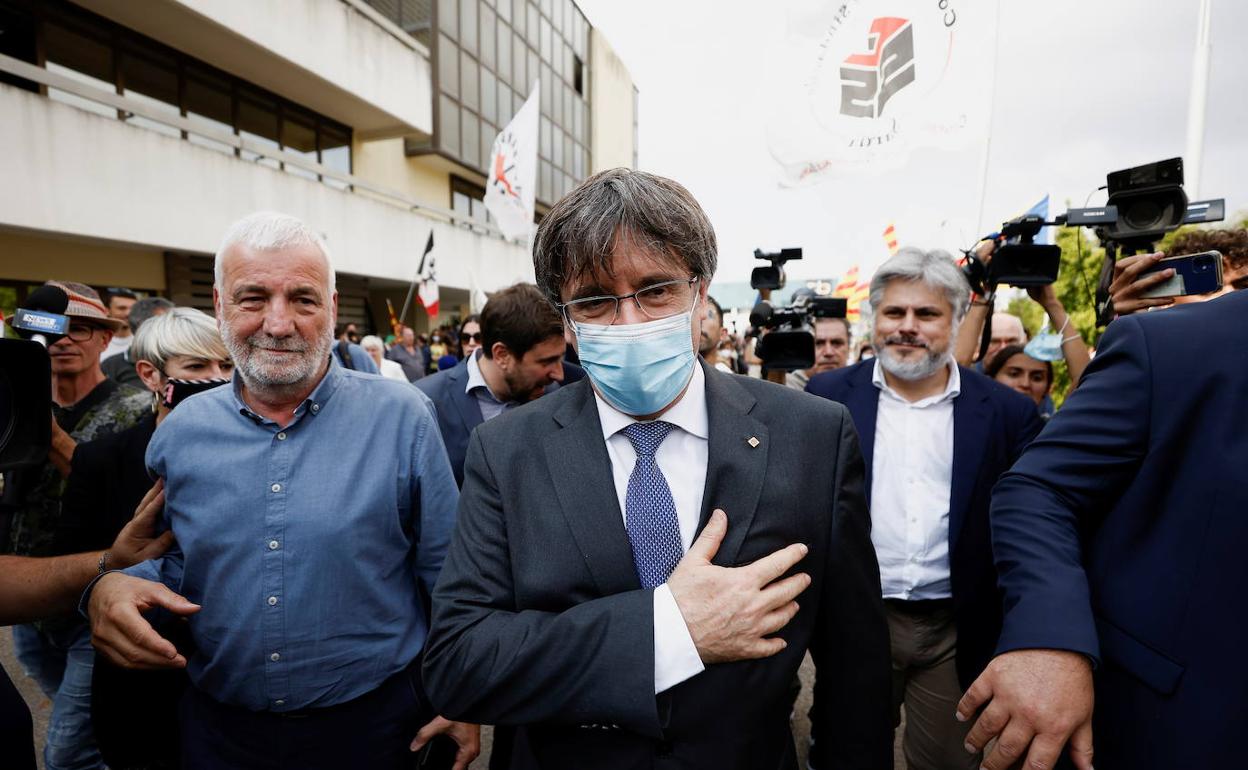 El expresidente de la Generalitat, Carles Puigdemont. 