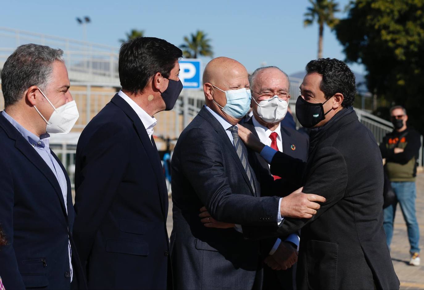 El galardón queda para el recuerdo de un modo físico en la calzada de la calle Alicia Larrocha, junto al Martín Carpena y el estadio Ciudad de Málaga 