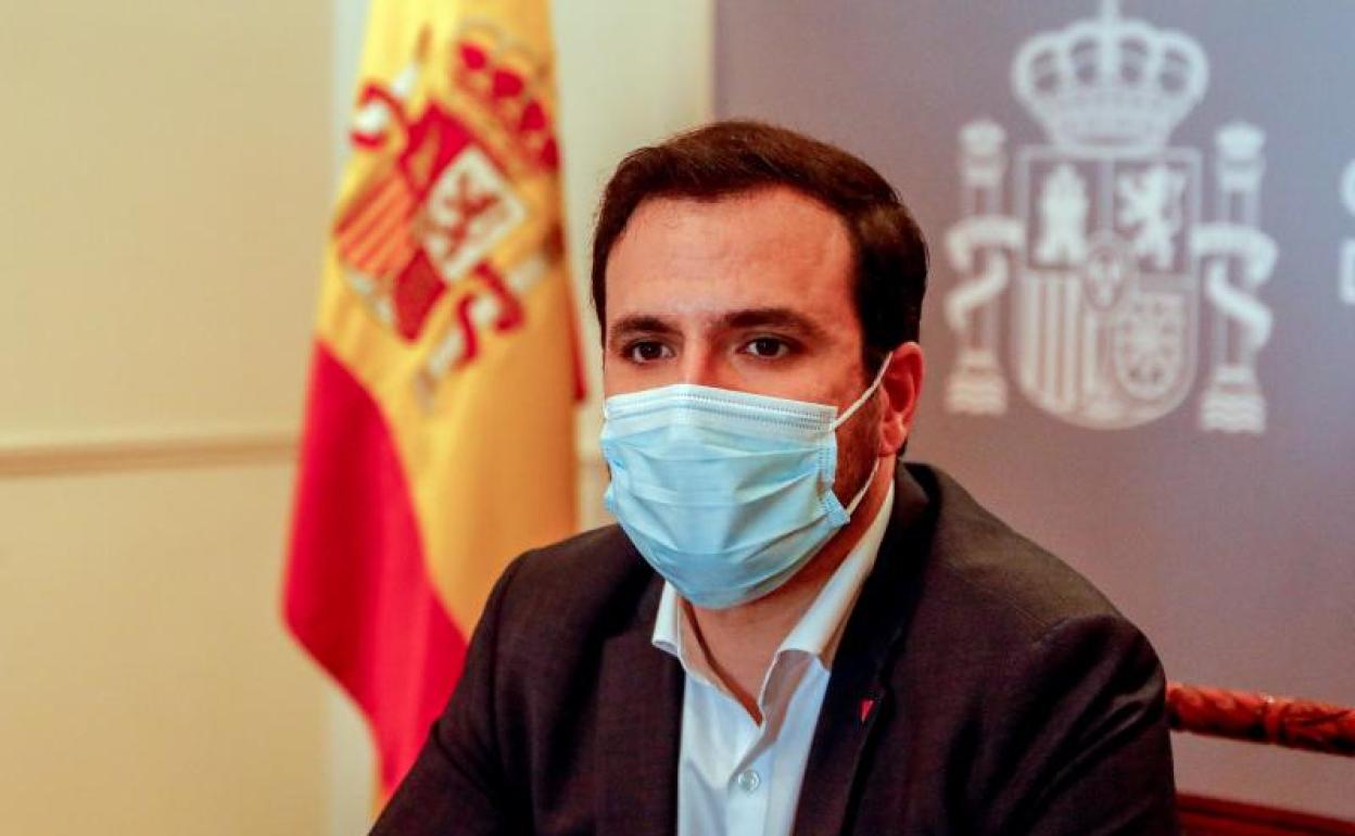 El ministro de Consumo, Alberto Garzón 