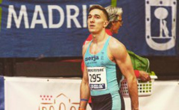 Jacob Jones, en su etapa como atleta en el Cueva de Nerja. 