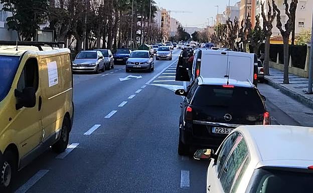 Retenciones en el centro de Rincón de la Victoria 