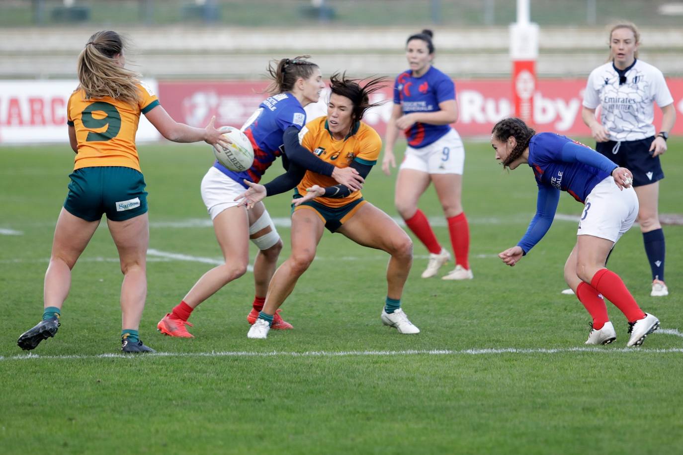 Los duelos decisivos de las HSBC Series Mundiales de Málaga de rugby 7