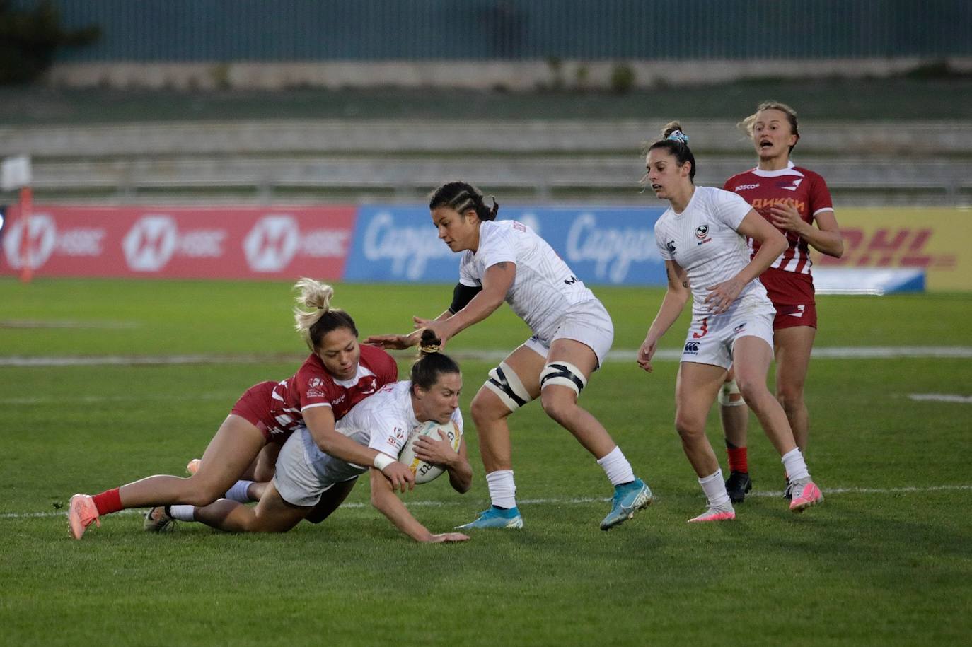 Los duelos decisivos de las HSBC Series Mundiales de Málaga de rugby 7