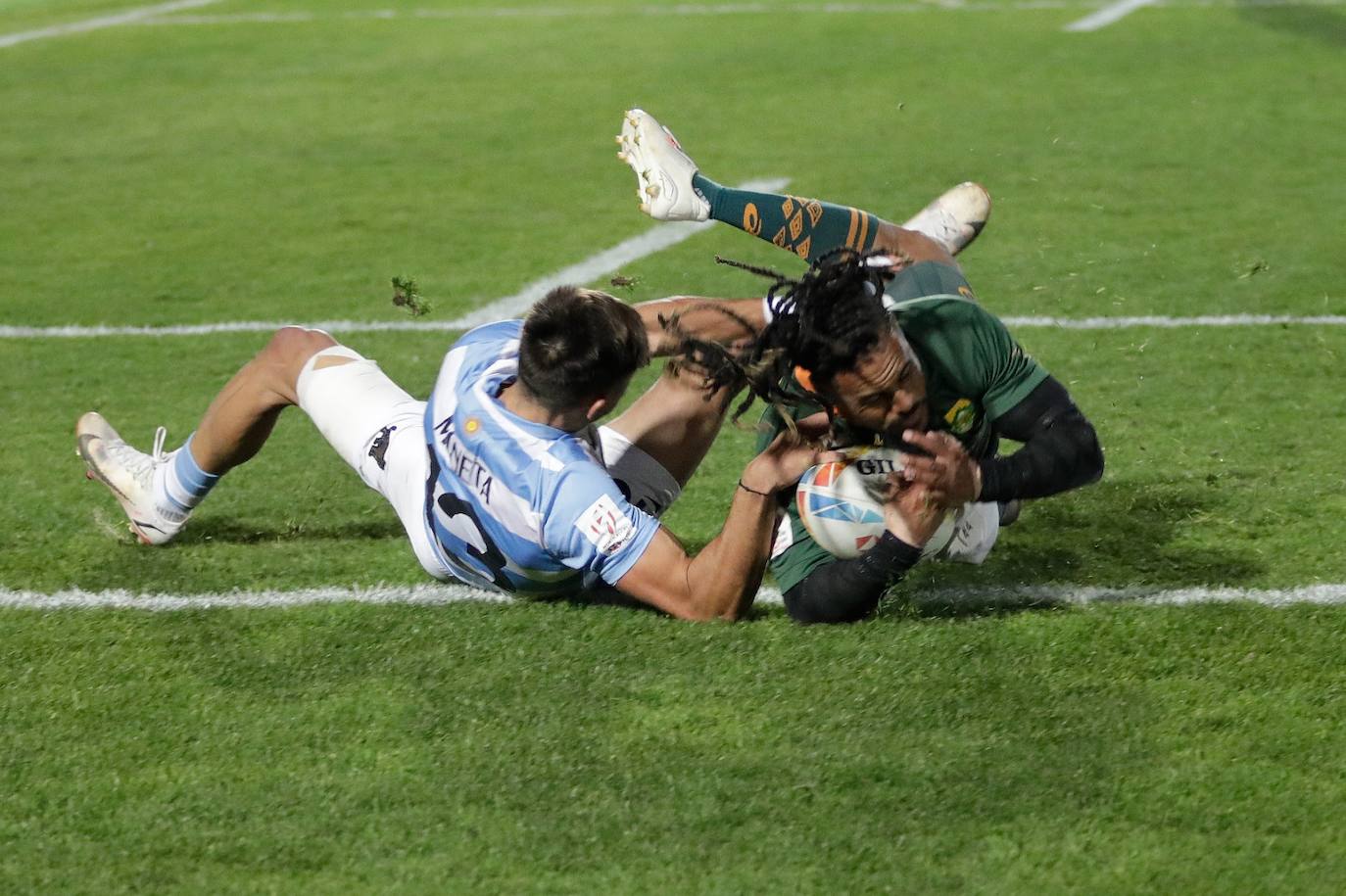 Los duelos decisivos de las HSBC Series Mundiales de Málaga de rugby 7