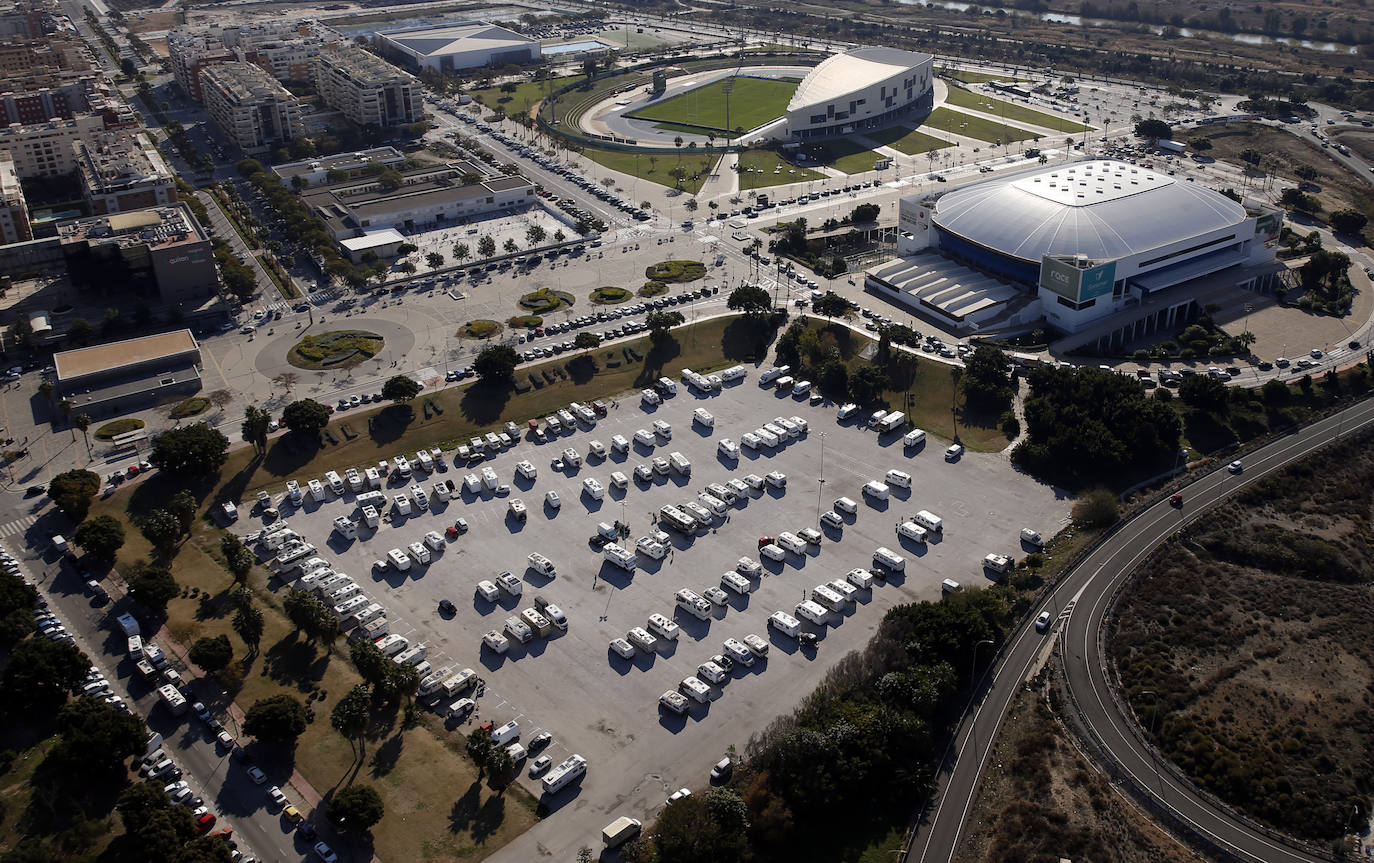 La Unidad de Medios Aéreos de la Policía Nacional creada en Málaga en el 86 cuenta con su helicóptero y un equipo de drones para perseguir la delincuencia
