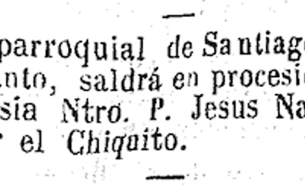 Fragmento de 'El Avisador Malagueño', del 24 marzo de 1875. 
