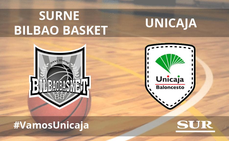 83-77: Crónica en directo del partido Surne Bilbao Basket-Unicaja | Aplazado de la jornada 15 de la Liga Endesa ACB