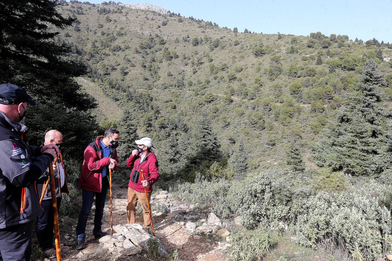 Pedro Sánchez recalcó que la consideración de Parque Nacional es «una fuente de oportunidades» para el desarrollo de la Sierra de las Nieves 