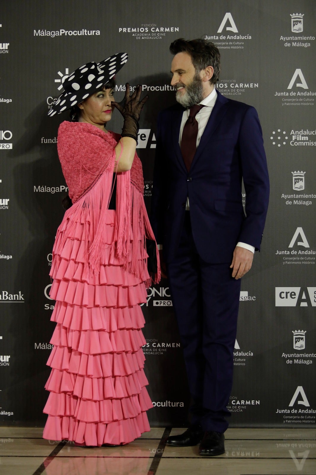 El actor Antonio Banderas recibe el Premio Carmen de Honor en el Teatro Cervantes de su tierra