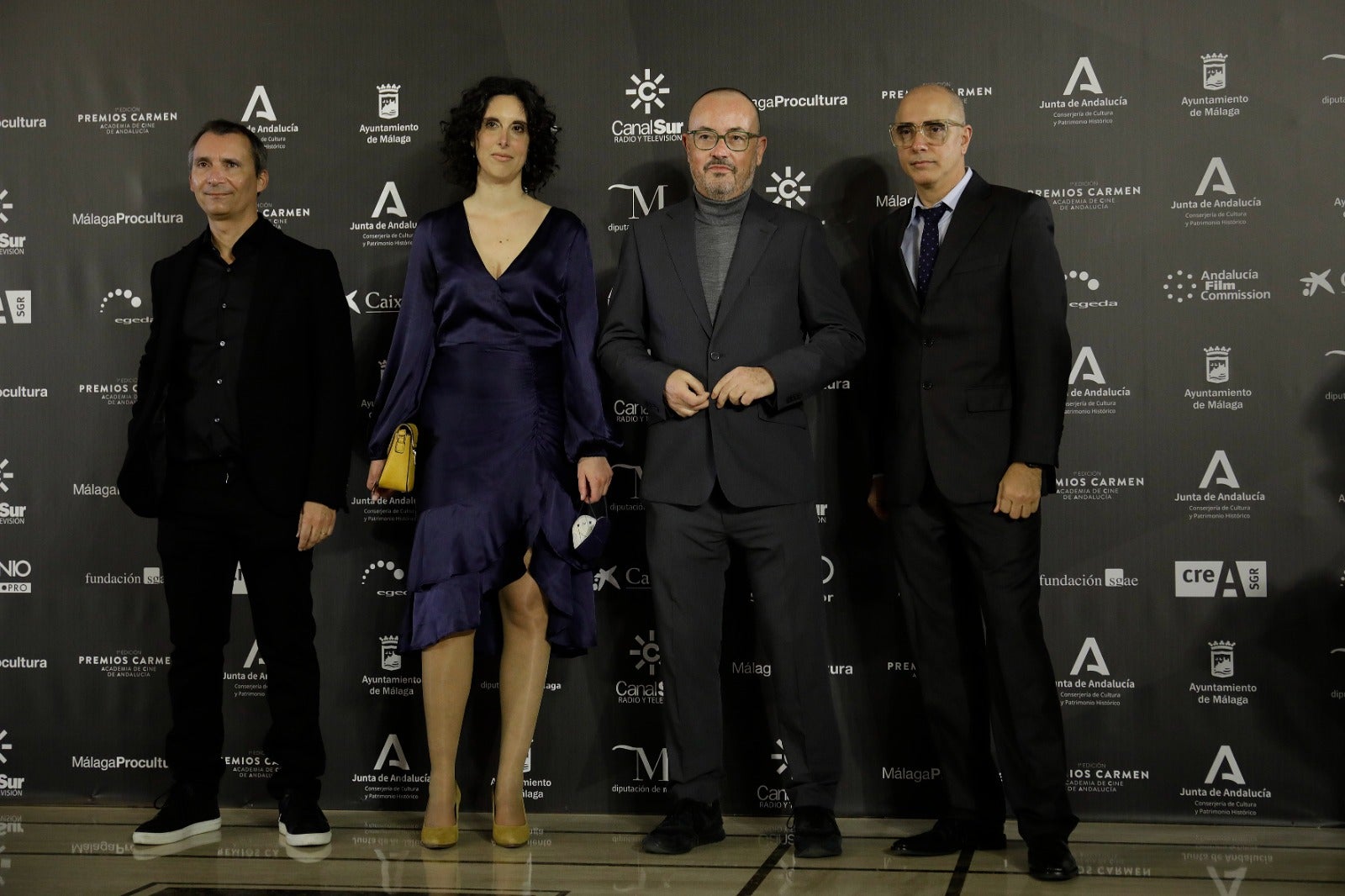 El actor Antonio Banderas recibe el Premio Carmen de Honor en el Teatro Cervantes de su tierra