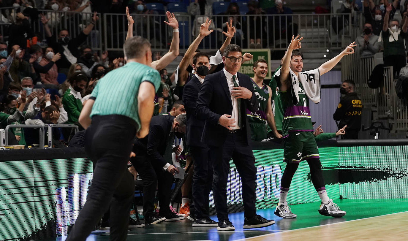 El Unicaja dejó el partido encarrilado en el tercer cuarto 