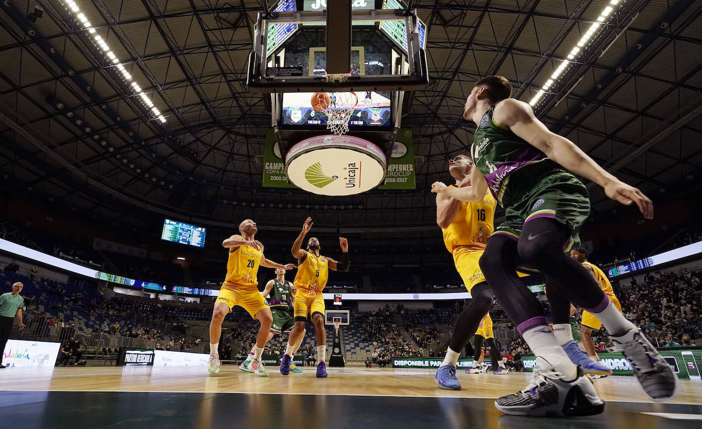 El Unicaja dejó el partido encarrilado en el tercer cuarto 