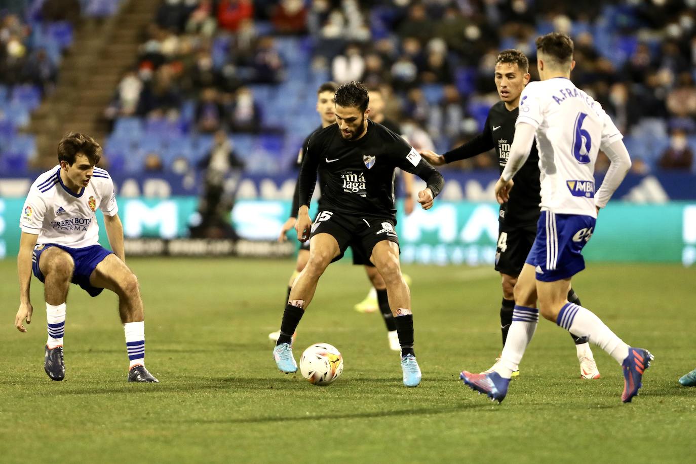 Fotos: El Zaragoza-Málaga, en imágenes