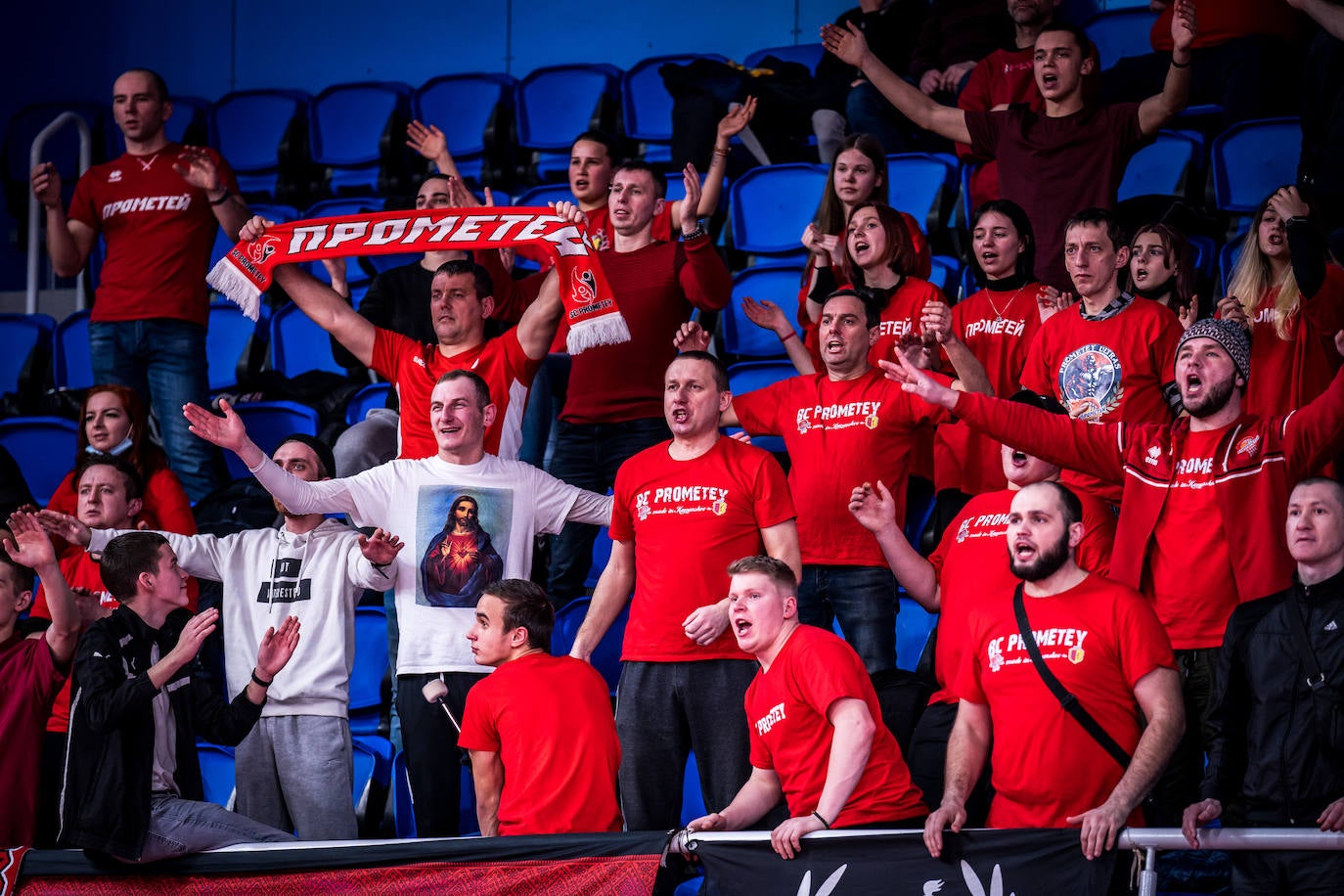 Derrota del Unicaja en su visita al Prometey, en la Champions League. 