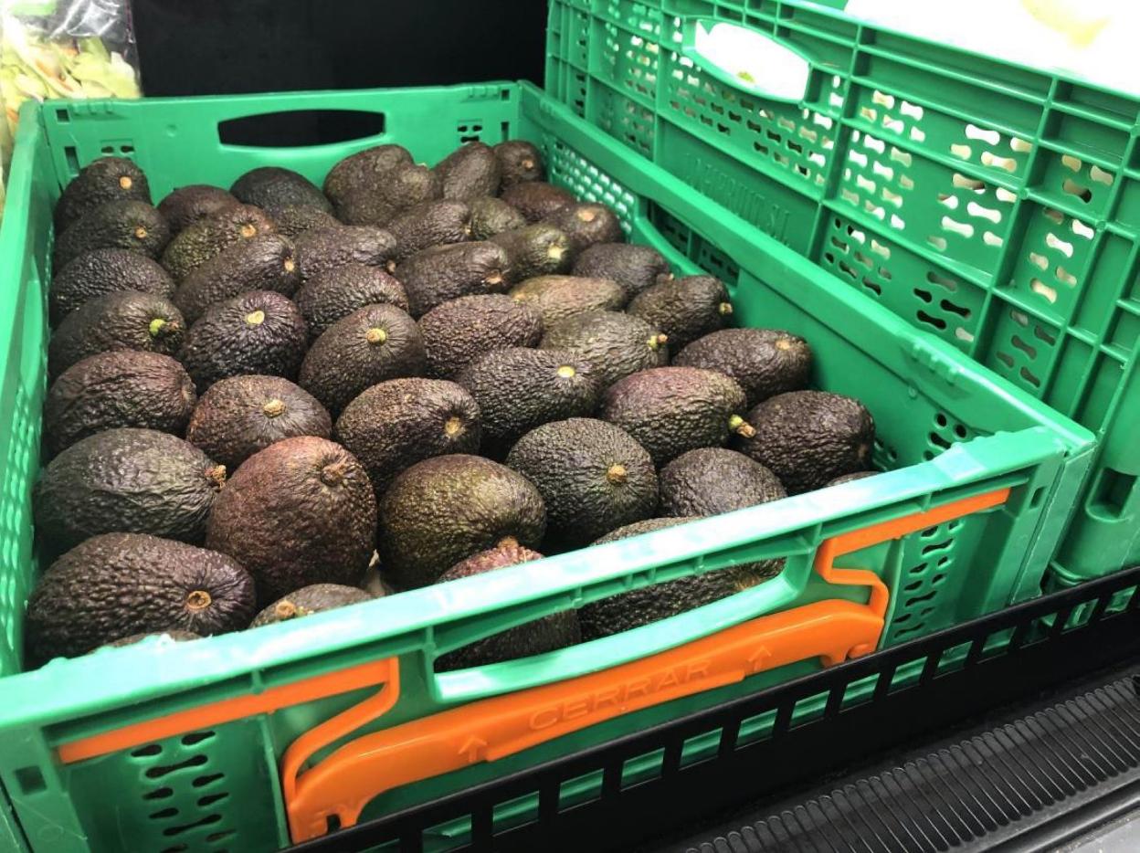 Aguacate español en Mercadona. 