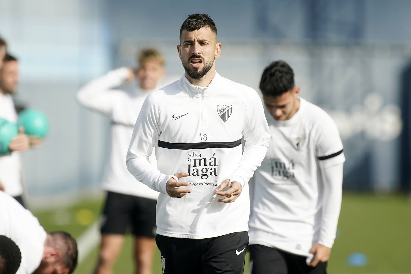 Fotos: El entrenamiento del Málaga, en imágenes