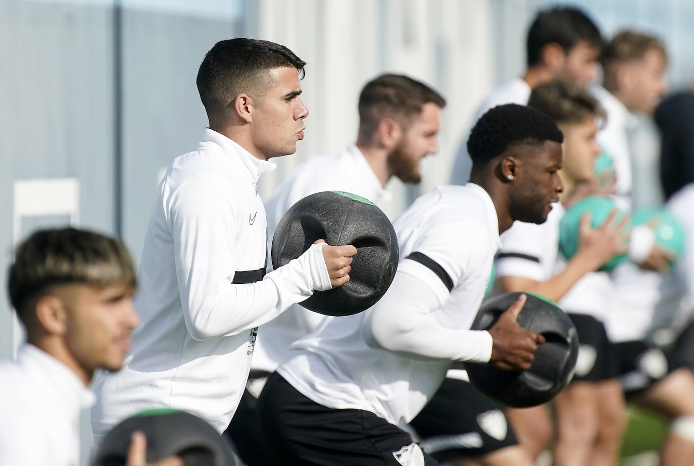 Fotos: El entrenamiento del Málaga, en imágenes