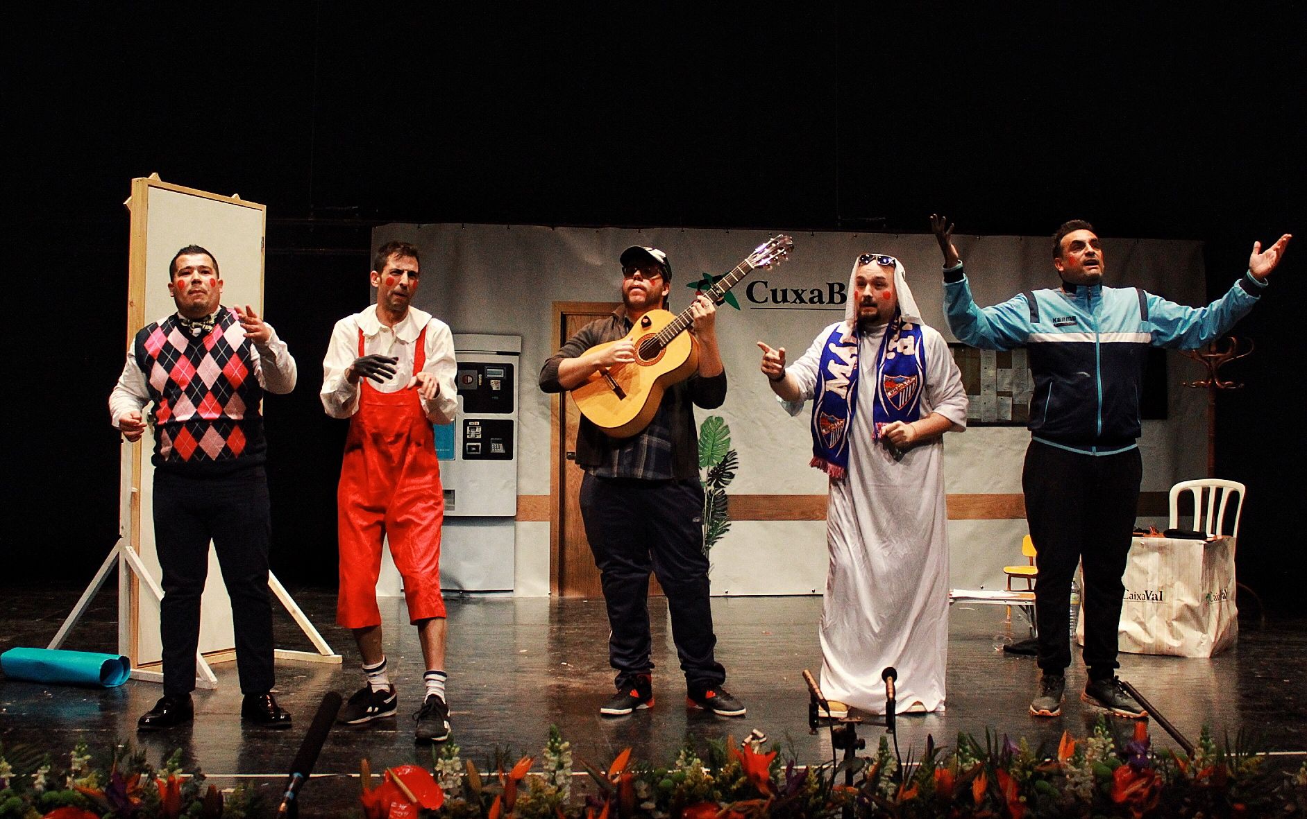 Actuación del cuarteto 'La banda fongirola'en la tercera preliminar. 