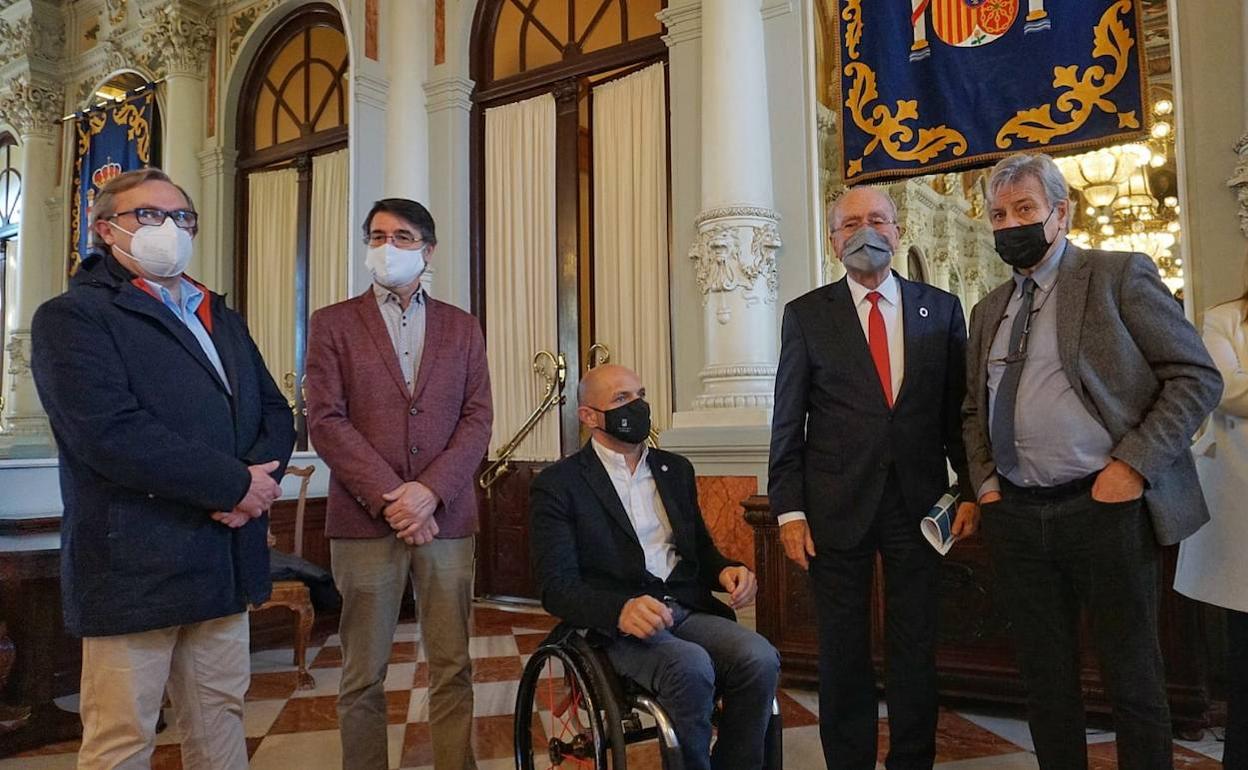 Ángel García Vidal, Francisco Sarabia, Raúl López, Francisco de la Torre y Salvador Moreno Peralta. 