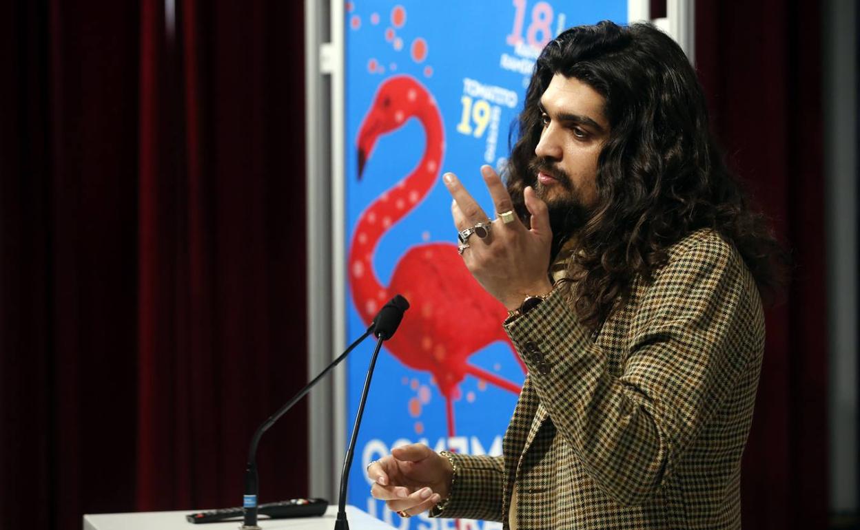 Israel Fernández, en la presentación del ciclo. 