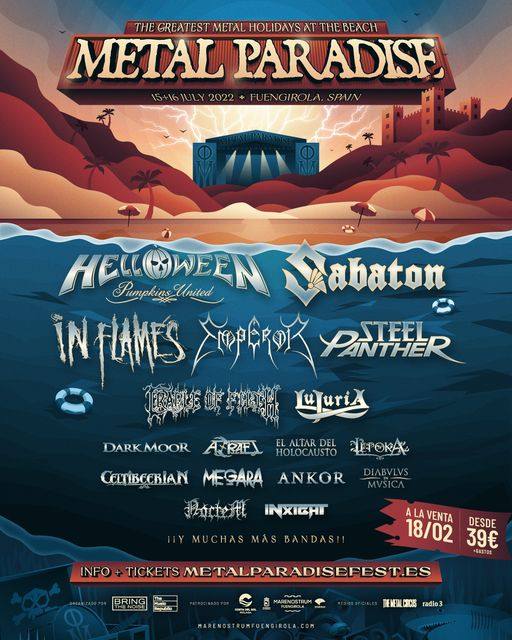 La legendaria banda alemana Helloween, cabeza de cartel del Metal Paradise 2022 de Fuengirola