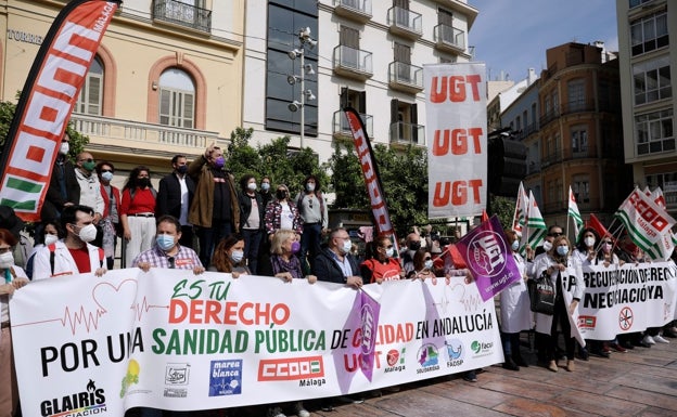 Discursos finales en la plaza de la Constitución.