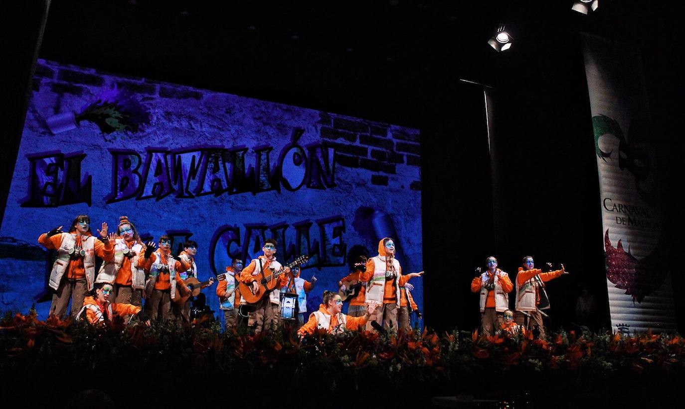 Grupos de la segunda semifinal del COAC Málaga en el Teatro Cervantes