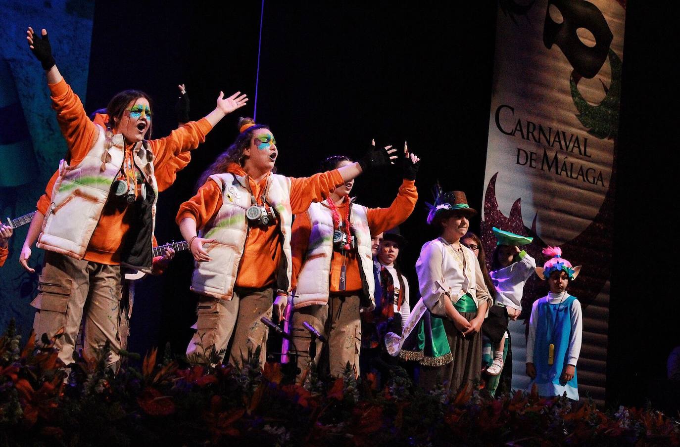 Grupos de la segunda semifinal del COAC Málaga en el Teatro Cervantes